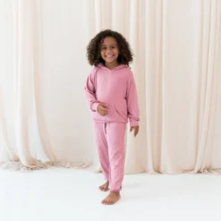 Ribbed Jogger Pant in Apple Blossom