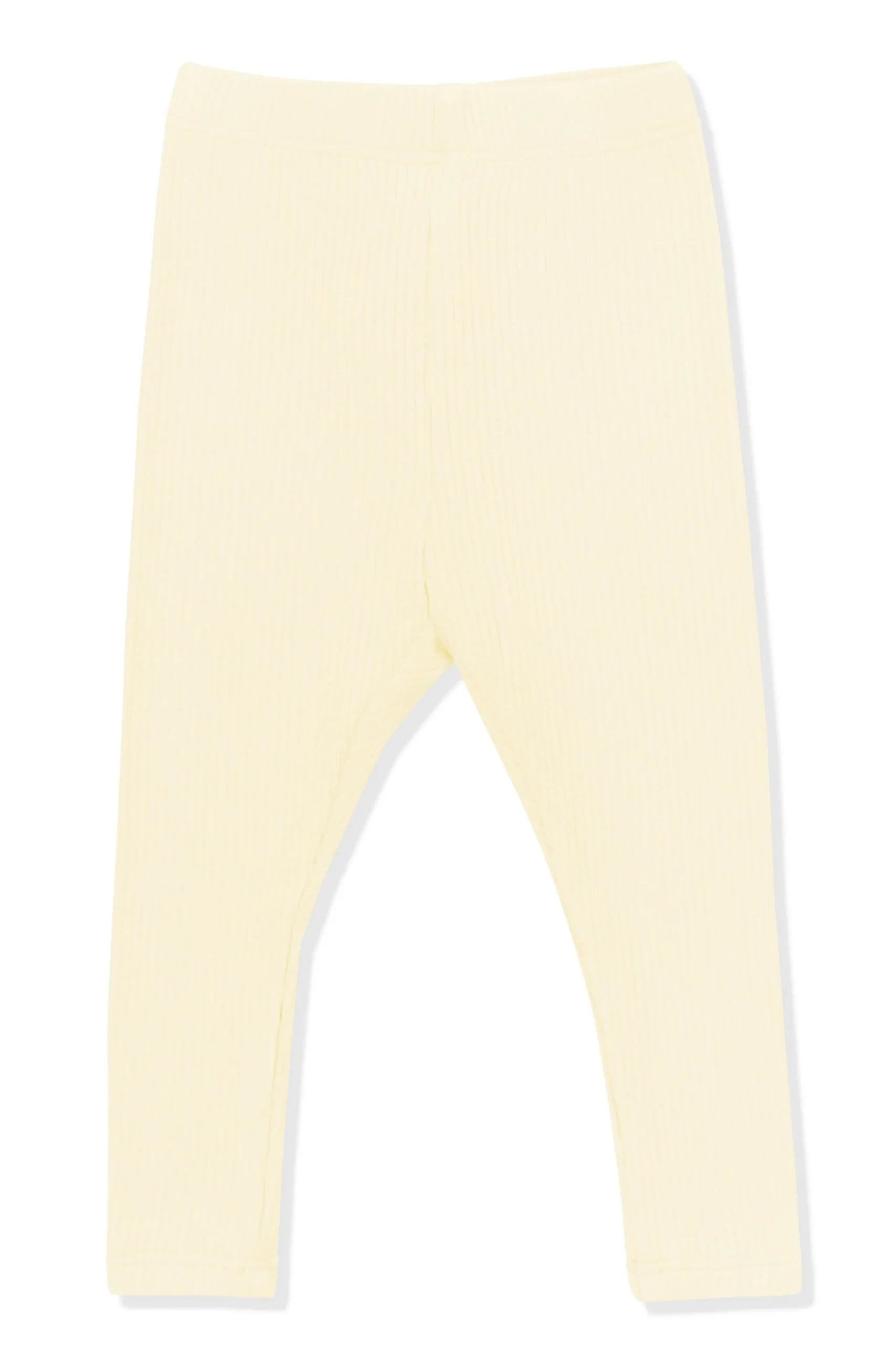 Ribbed Leggings in Chamomile