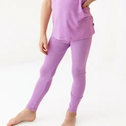 Ribbed Leggings in Poi