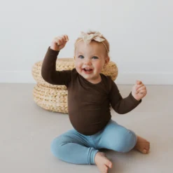 Ribbed Leggings in Slate