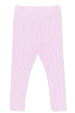 Ribbed Leggings in Thistle