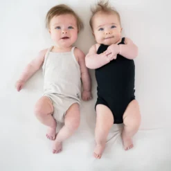 Ribbed Spaghetti Strap Bodysuit in Midnight