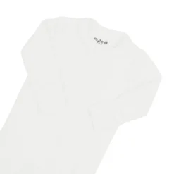 Ribbed Zipper Footie in Cloud