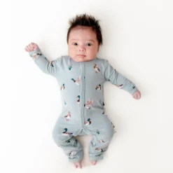 Romper in Mallard Duck