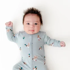 Romper in Mallard Duck