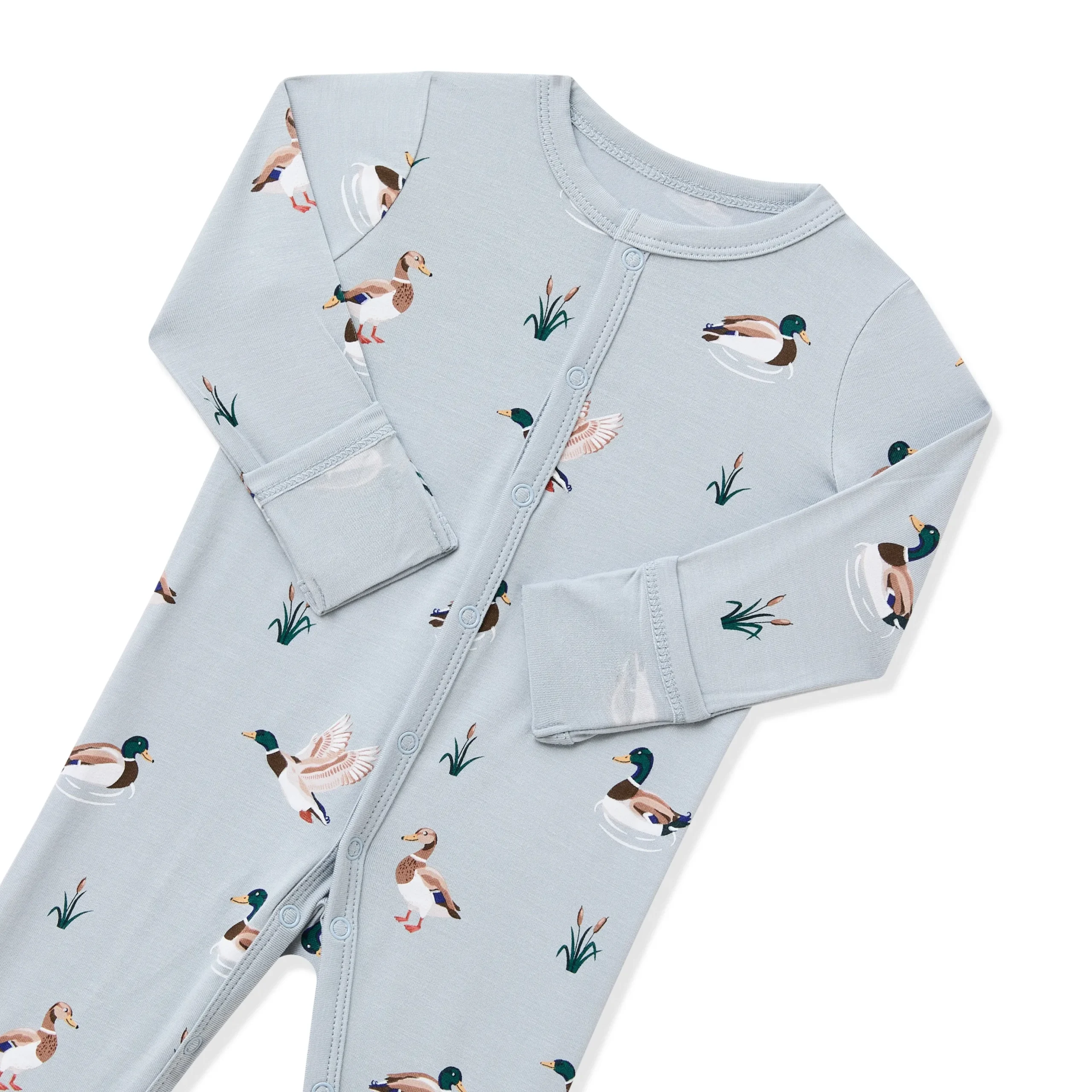 Romper in Mallard Duck