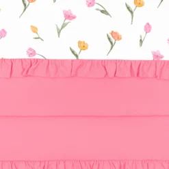 Ruffle Baby Blanket in Tulip 0.5