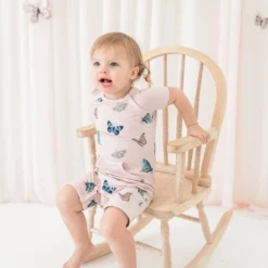 Shortall in Blush Butterfly