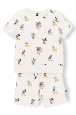 Short Sleeve Jogger Set in Mickey Mouse and Friends