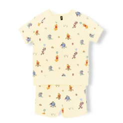 Short Sleeve Jogger Set in Winnie the Pooh Celebration