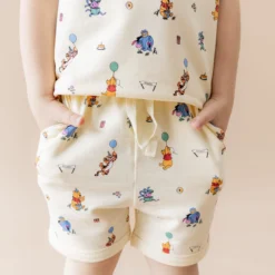 Short Sleeve Jogger Set in Winnie the Pooh Celebration