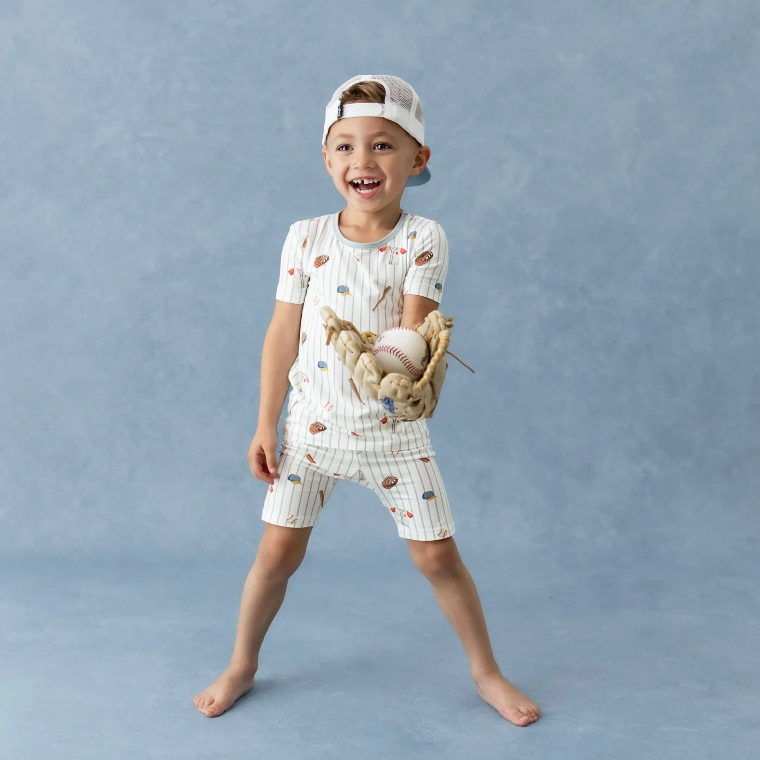 Short Sleeve Pajamas in Home Run
