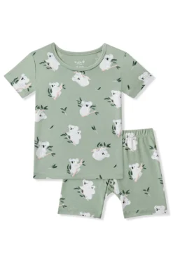 Short Sleeve Pajamas in Koala