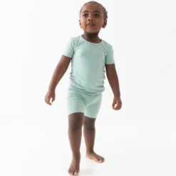Short Sleeve Pajamas in Sage