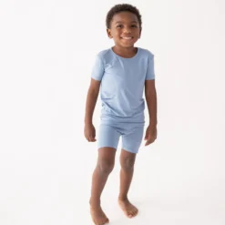 Short Sleeve Pajamas in Slate