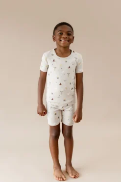 Short Sleeve Pajamas in Starry Icon