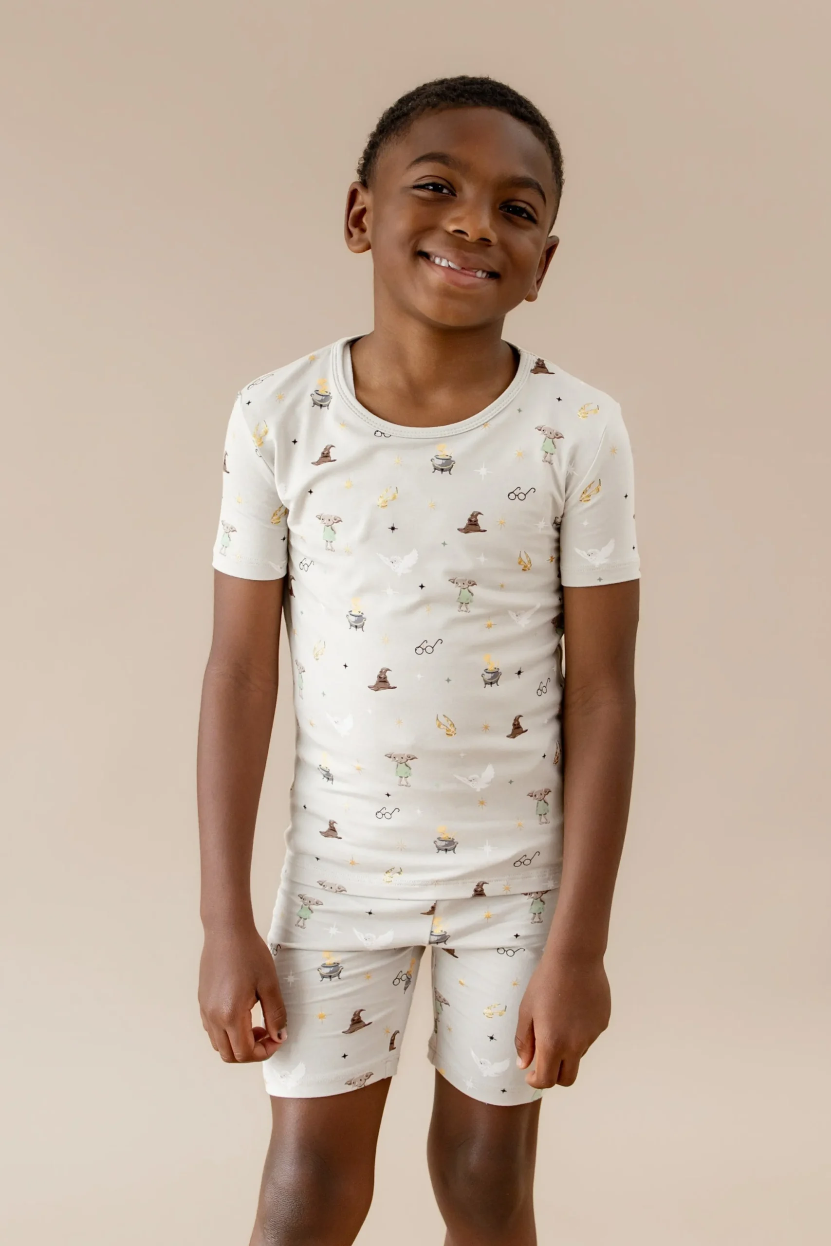 Short Sleeve Pajamas in Starry Icon