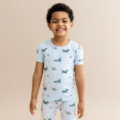 Short Sleeve Pajamas in Take Off