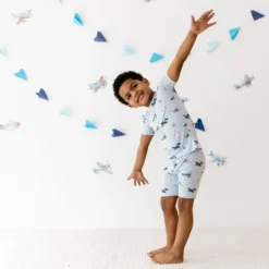 Short Sleeve Pajamas in Take Off