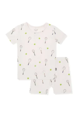 Short Sleeve Pajamas in Tennis