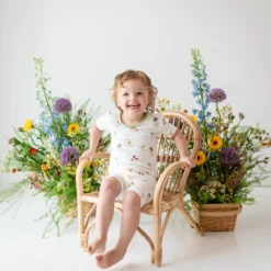 Short Sleeve Pajamas in Wildflower