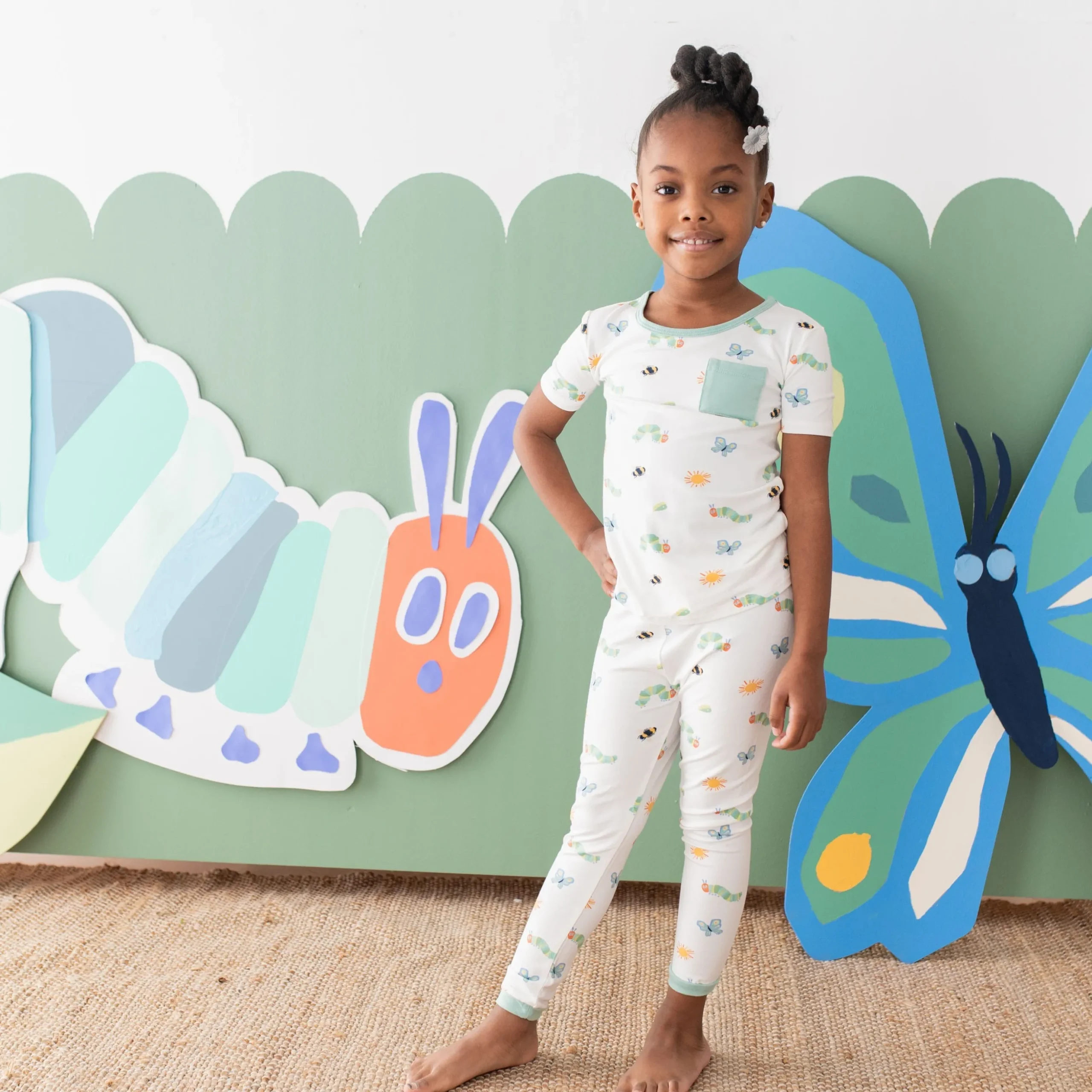 Short Sleeve with Pants Pajamas in The Very Hungry Caterpillar™ and Friends