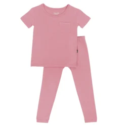 Short Sleeve with Pants Pajamas in Apple Blossom