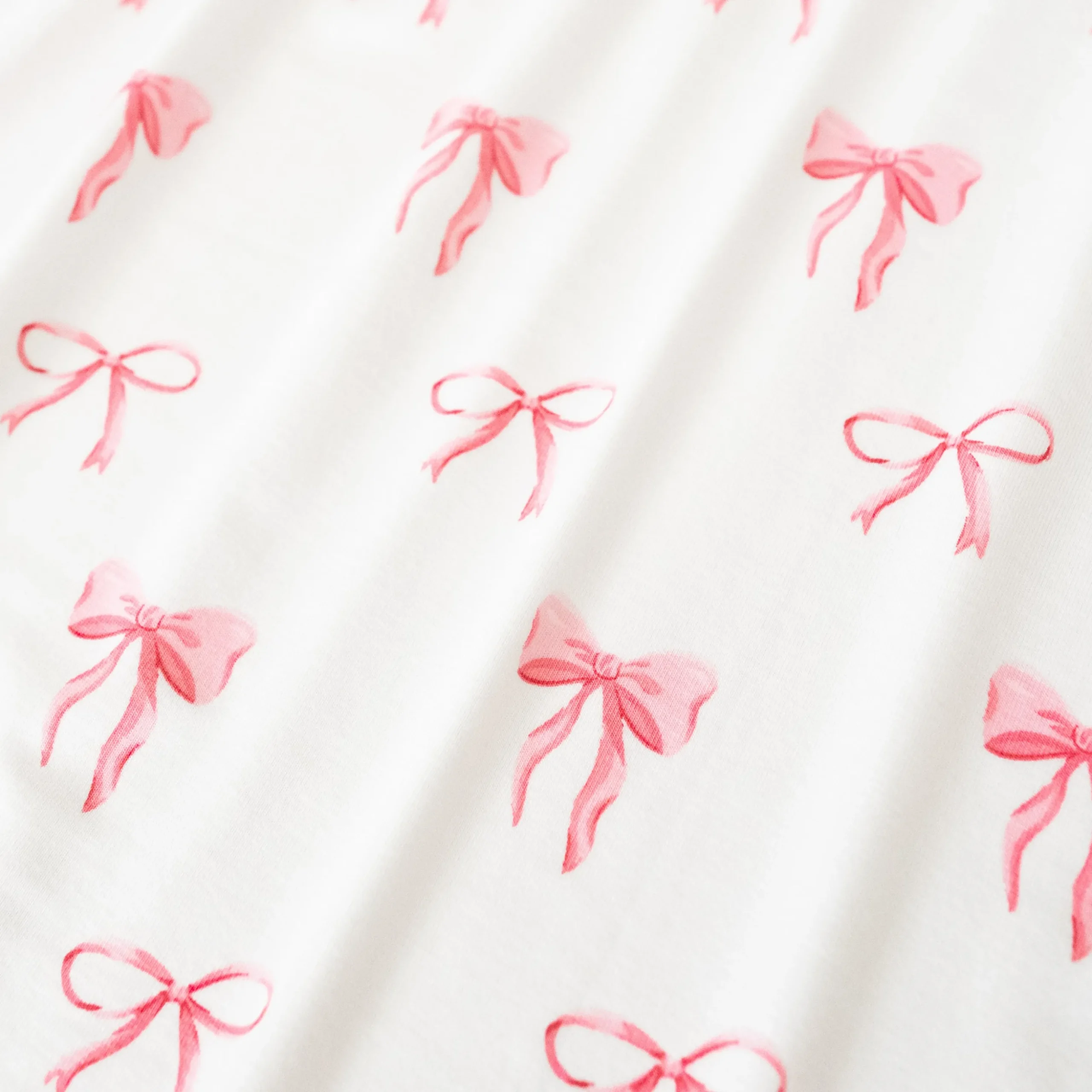 Short Sleeve with Pants Pajamas in Bow