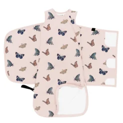 Sleep Bag Swaddler in Blush Butterfly 1.0