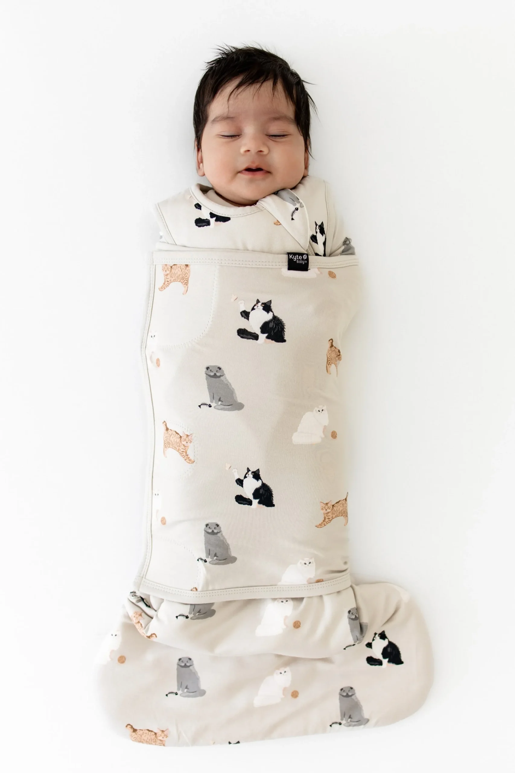 Sleep Bag Swaddler in Fluffy Cat 1.0