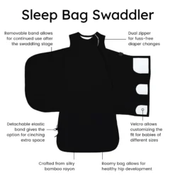 Sleep Bag Swaddler in Midnight 1.0