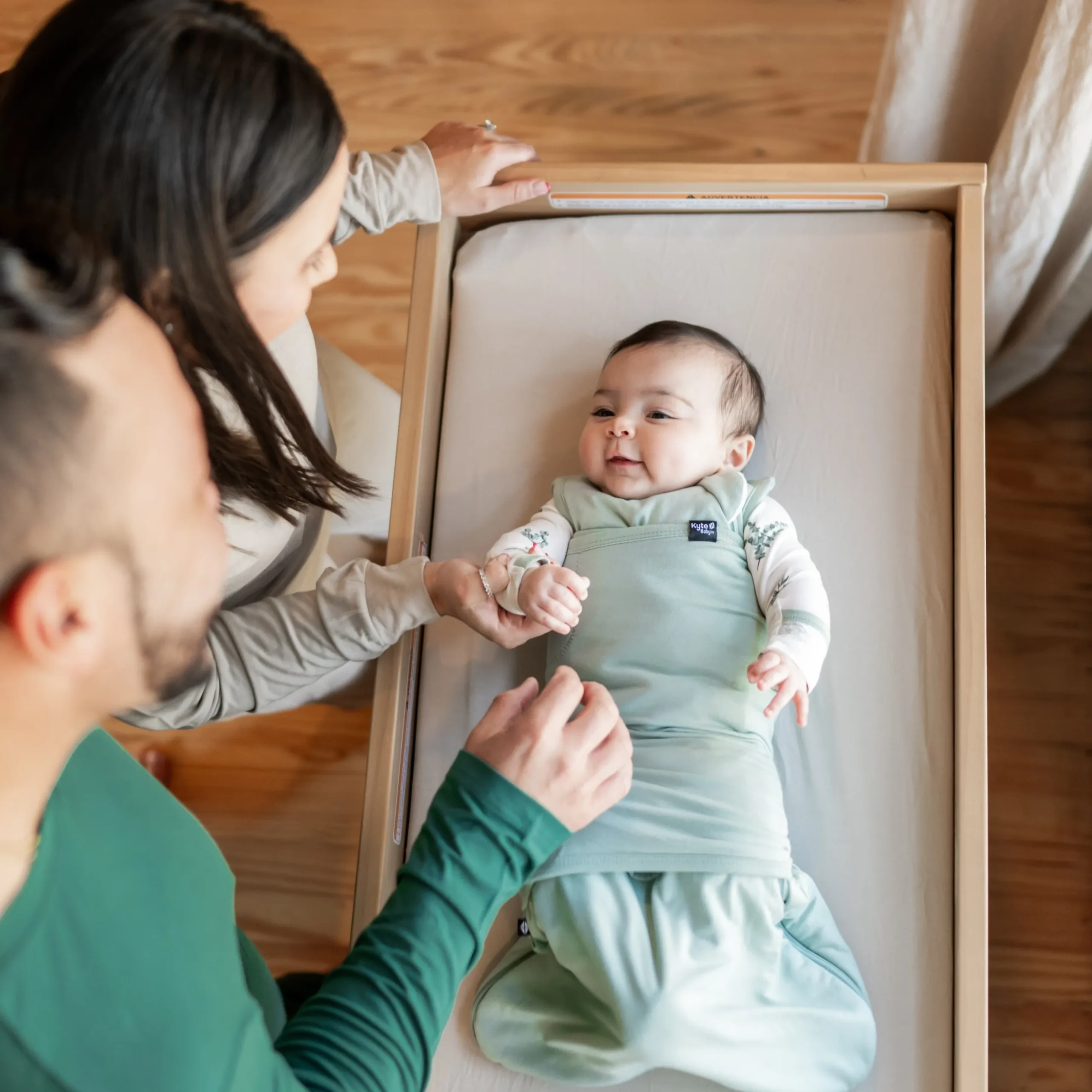 Sleep Bag Swaddler in Sage 1.0
