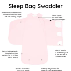 Sleep Bag Swaddler in Sakura 1.0