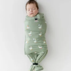 Sleep Bag Swaddler in Silly Goose 1.0