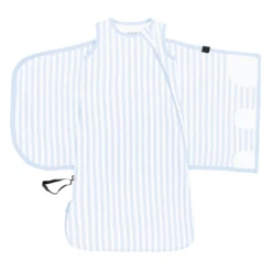 Sleep Bag Swaddler in Small Mist Stripe 1.0
