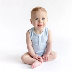 Sleeveless Bodysuit in Breeze