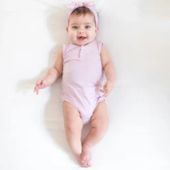 Sleeveless Bodysuit in Thistle
