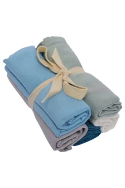 Solid Washcloth Combo 5-Pack in Cool