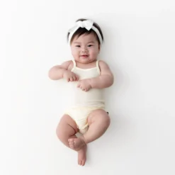 Spaghetti Strap Leotard in Chamomile