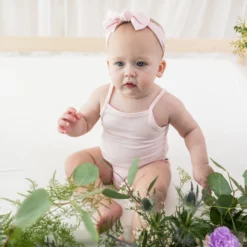 Spaghetti Strap Leotard in Sakura