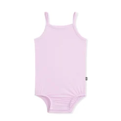 Spaghetti Strap Leotard in Thistle