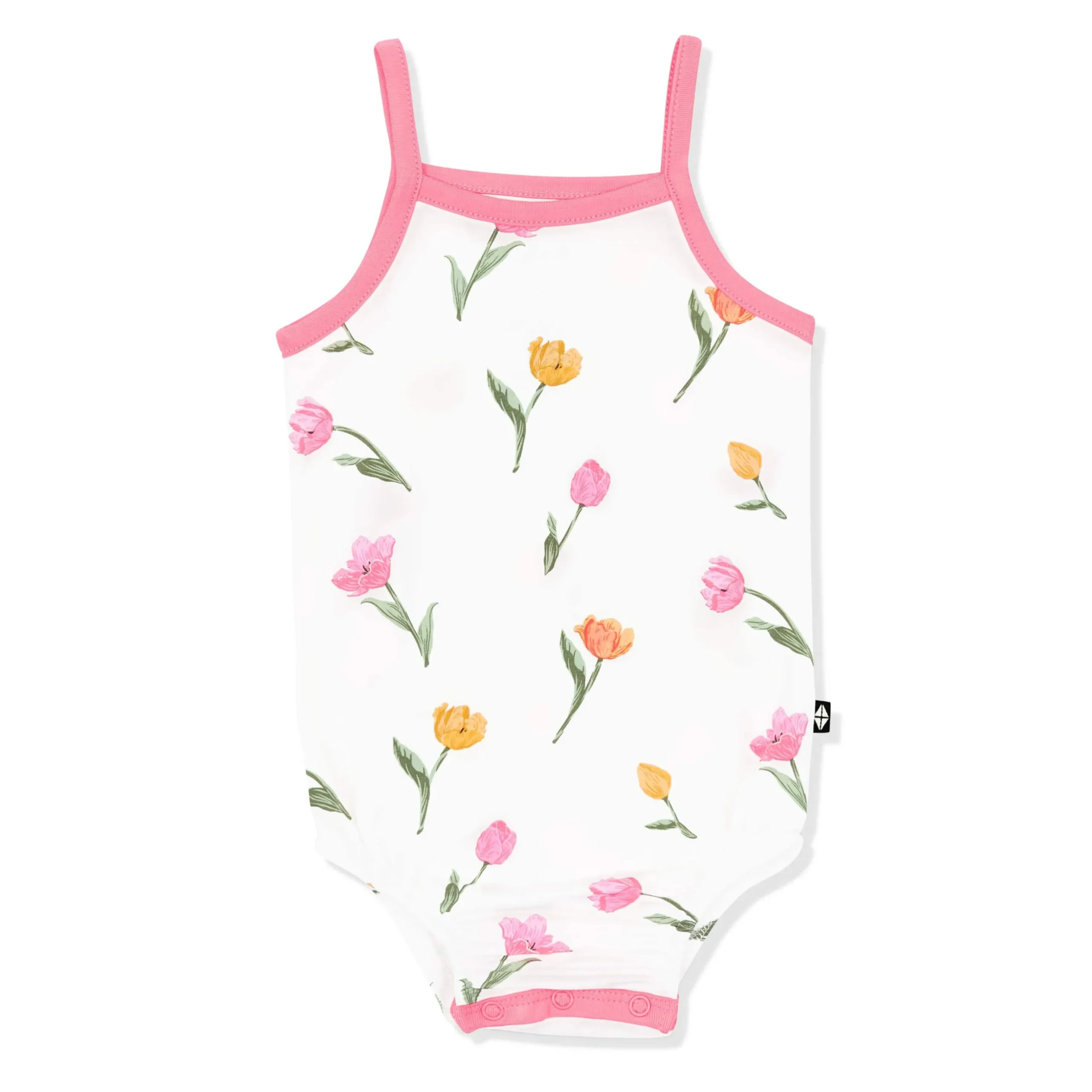 Spaghetti Strap Leotard in Tulip