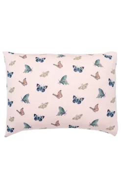 Standard Pillowcase in Blush Butterfly