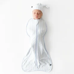 Swaddle Bag in Small Mist Stripe 0.5