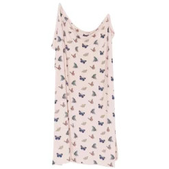 Swaddle Blanket in Blush Butterfly