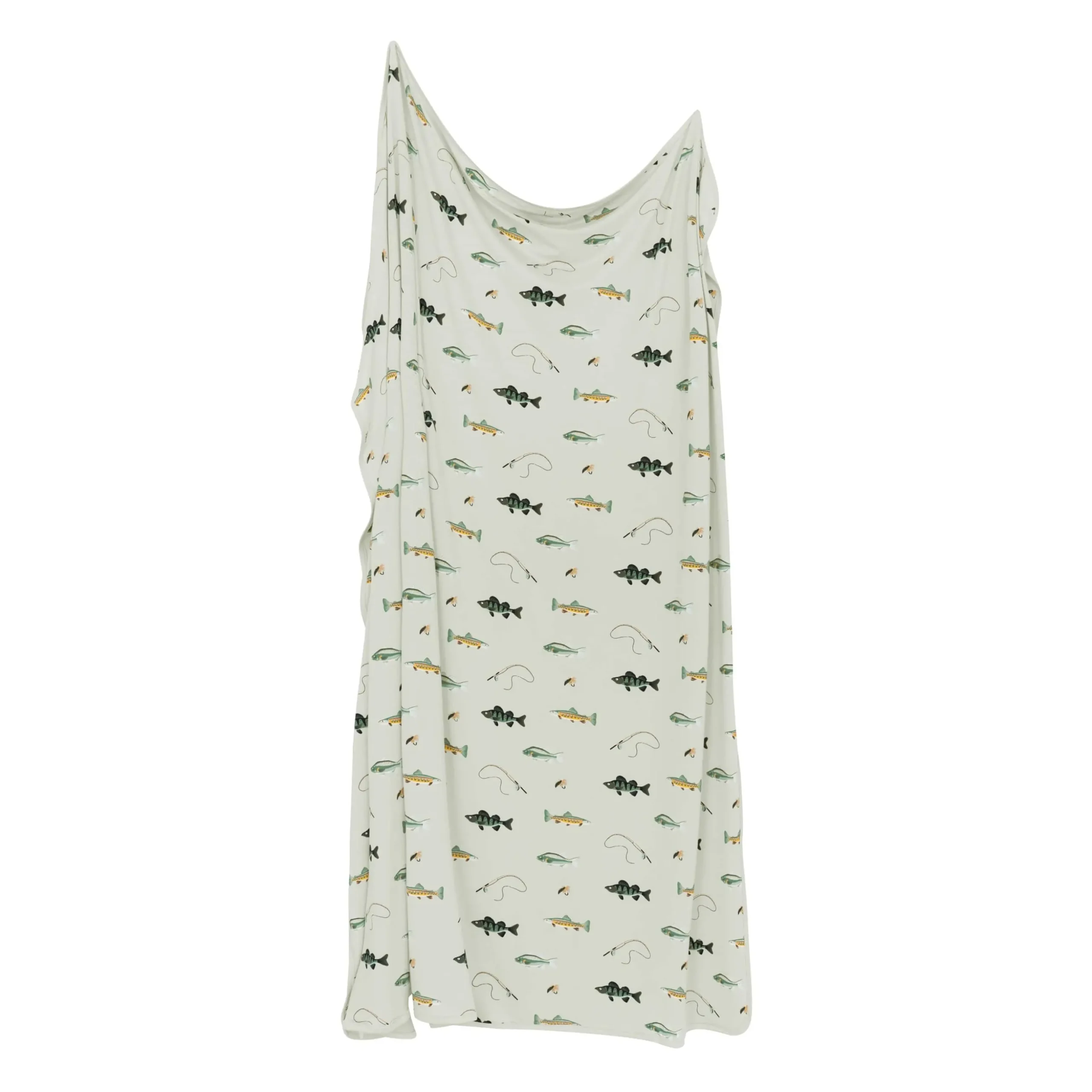 Swaddle Blanket in Fishing