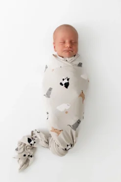 Swaddle Blanket in Fluffy Cat