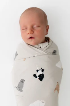 Swaddle Blanket in Fluffy Cat