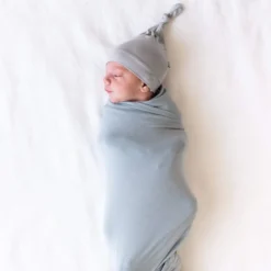 Swaddle Blanket in Fog