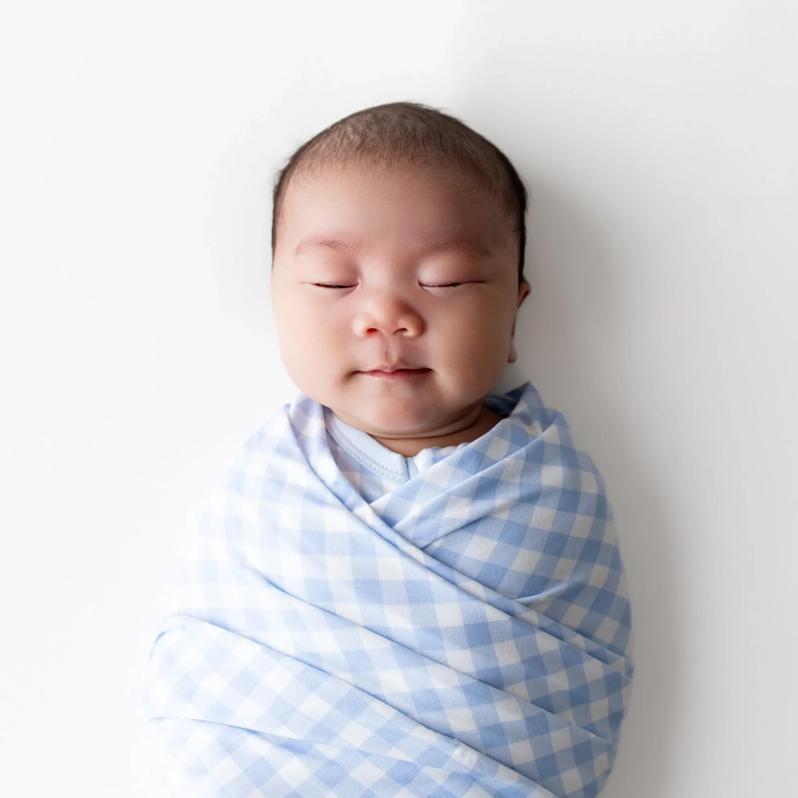 Swaddle Blanket in Gingham Breeze